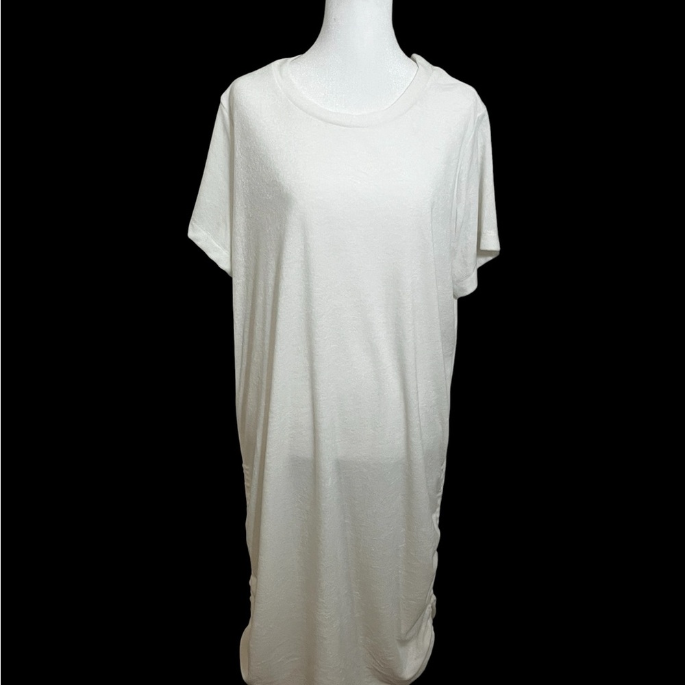 torrid Cream Short Sleeve T-Shirt Dress